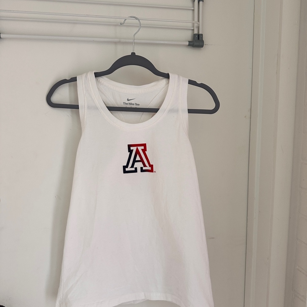 Nike White Tank Top with Arizona Logo